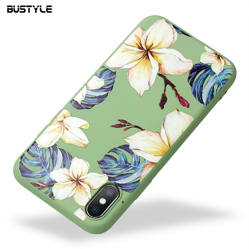 Custom UV printing Candy colors liquid silicone Rubber phone case for iphone x xr xs max cases