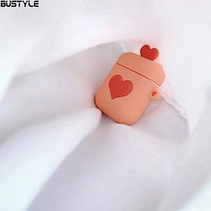 Love Heart ShockProof Protective Cover Soft Silicone Case For Apple AirPod