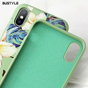 Custom UV printing Candy colors liquid silicone Rubber phone case for iphone x xr xs max cases