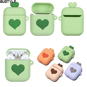 Love Heart ShockProof Protective Cover Soft Silicone Case For Apple AirPod