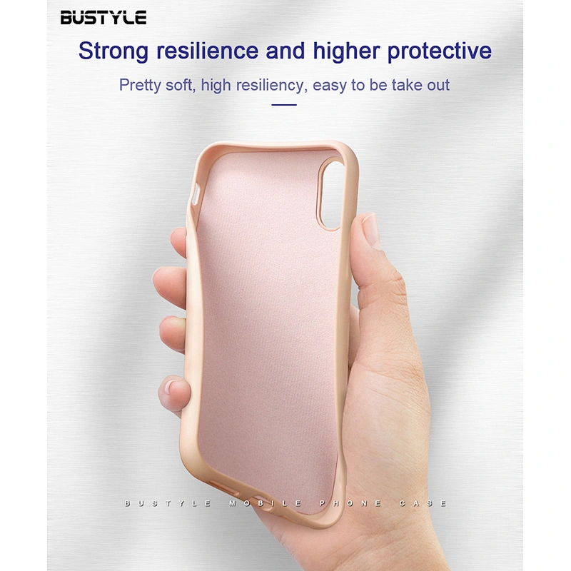 Custom UV printing Candy colors liquid silicone Rubber phone case for iphone x xr xs max cases