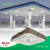 Waterproof IP65 120W AC120V-277V/347V 3500K-5000K ETL DLC 5-Year Warranty LED Canopy Light for Sports Stadiums & Gas Stations