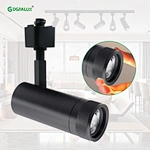 Modern AC120V Magnetic LED Track Spotlight Ultra-Thin Anti-Glare Flicker Free Rail Mounting System Aluminum Kitchen & Indoor Use