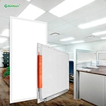 High Brightness LED Emergency Panel Light for Office Use Modern Design IP44 Rated High CRI 80 5-Year Warranty