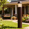 IP65 Waterproof Bollard Lawn Lamp Die-casting Aluminum Garden Path Lights Holder LED Bollard Lights Round for Yard