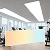 Commercial 1*4 FT Back-Lit Flat Panel LED Light High Lumen 3Power & 3CCT Ceiling Light Adjustable for Office Use