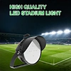 AC120-277V/AC200-480V Industrial Round High Bright Warm White 400W IP67 150Lm/W LED Stadium Light for Soccer Field Sport Light