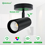 Modern Commercial Aluminum Ceiling Track Mounted ETL Certified COB Chip 20W CRI90 Led Spotlight Dimmable for Art Museum & Office