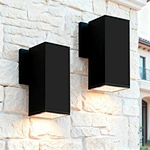 15W/20W Aluminum Alloy IP65 Waterproof 90 Beam 5-Year Warranty CRI 80 Dimmable Square LED Wall Light for Outdoor Shopping