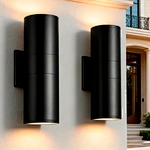 Outdoor LED Wall Lamp 12W 25W Waterproof IP65 Aluminum Garden Courtyard Hotel Corridor Balcony Bedroom Lighting 5-Year Warranty