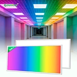 Smart Wifi Control RGBCW LED Flat Panel Light 2x4FT 60W Dimmable Premium ETL Listed Tuya App LED Big Panel