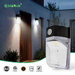 25W LED Mini Wall Pack Fixture 3CCT Adjustable Outdoor Security Light with Photocell Sensor CE Certified