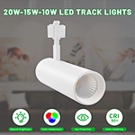 COB Dimmable 10W 15W 20W Moving Head LED High CRI 90 5-Year Warranty Modern Track Light for Supermarket&Museum Use