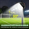 High Bright 300W-1200W IP67 Aluminum AC LED Floodlight SMD2835 Chip DCL/ETL Certified 15-80 Beam Angle for Sports Stadiums