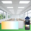Connect LED Big Panel Light   Lumos Tuya APP  40-50-60W Tunable 2700k-5000k Dimmable 2*4FT Led Flat Panel ETL Listed