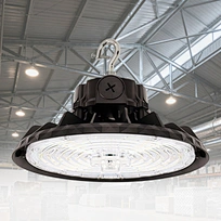 Diguan High Bay UFO LED 100W-240W IP65 0-10v Dimmable UFO Highbay Light Motion Sensor Fixture 5-Year Warranty for Commercial