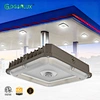 Square Aluminum LED Gas Station Light 120W IP65 Waterproof 3CCT 3Power Tunable Canopy Light for Petrol Station