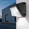 Industrial Square ETL DLC Listed Aluminum 3000K 60W/120W AC120-277V Waterproof Dimmable LED Wall Lamp Warehouse Lighting System