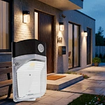 Mini Wall Mounted Outdoor Courtyard ETL DLC Listed Wall Packs Led Outdoor Light Led Mini Wall Mount Light Photocell