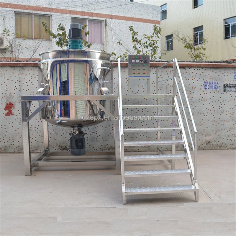 2024 Sipuxin Chemical Blending Mixer Tank Hotel Liquid Shampoo Mixing Machine Liquid Soap Making Machine
