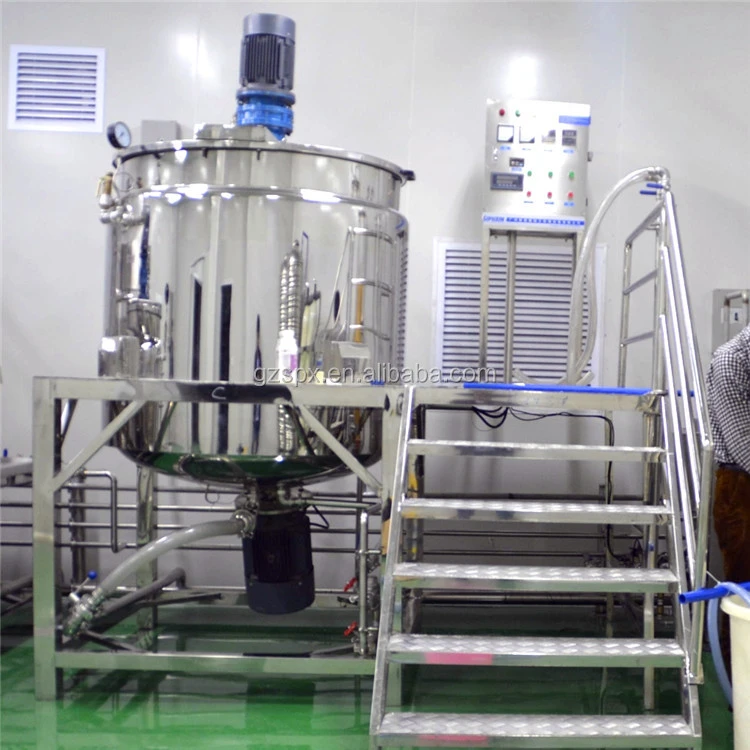 2024 Sipuxin Chemical Blending Mixer Tank Hotel Liquid Shampoo Mixing Machine Liquid Soap Making Machine