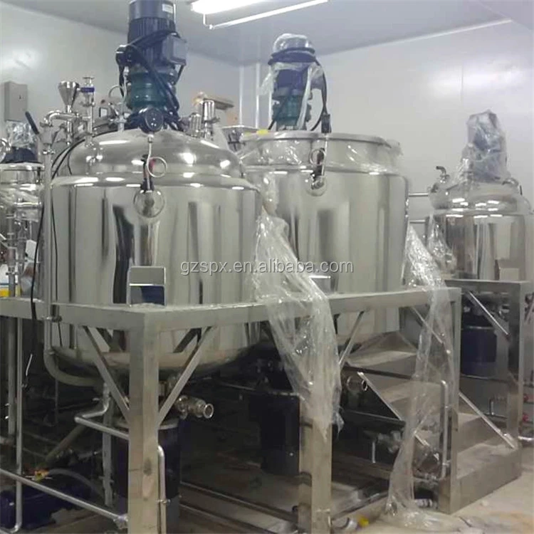 2024 Sipuxin Chemical Blending Mixer Tank Hotel Liquid Shampoo Mixing Machine Liquid Soap Making Machine