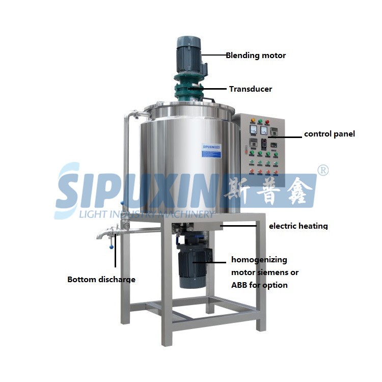 Liquid Washing Homogenizing Mixer
