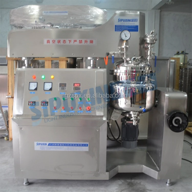 30L Vacuum homogenizing machine with bottom homogenizer (11)