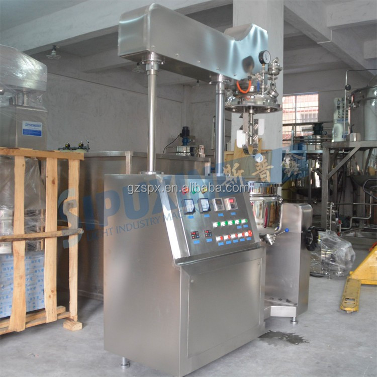 30L Vacuum homogenizing machine with bottom homogenizer (15)