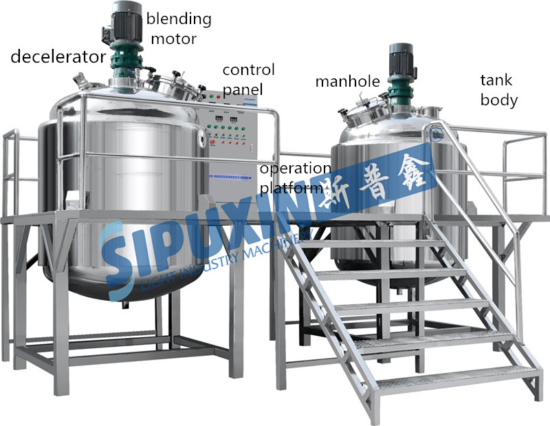 Liquid Washing Homogenizing Mixer