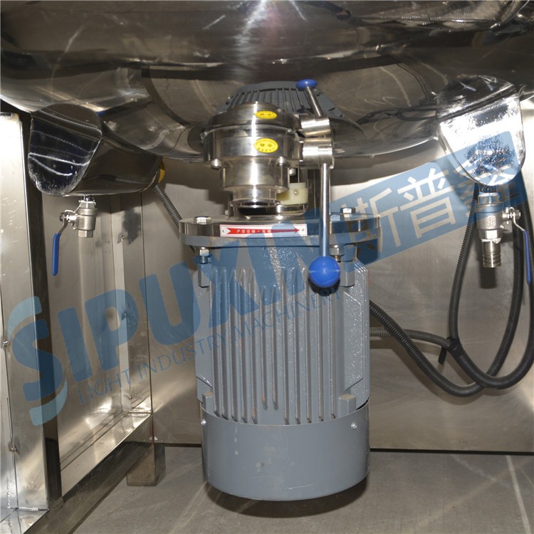 Thailad 300L bottom vacuum homogenizing emulsifying main pot (33)