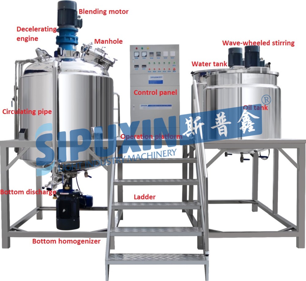 fied type vacuum homogenizer machine