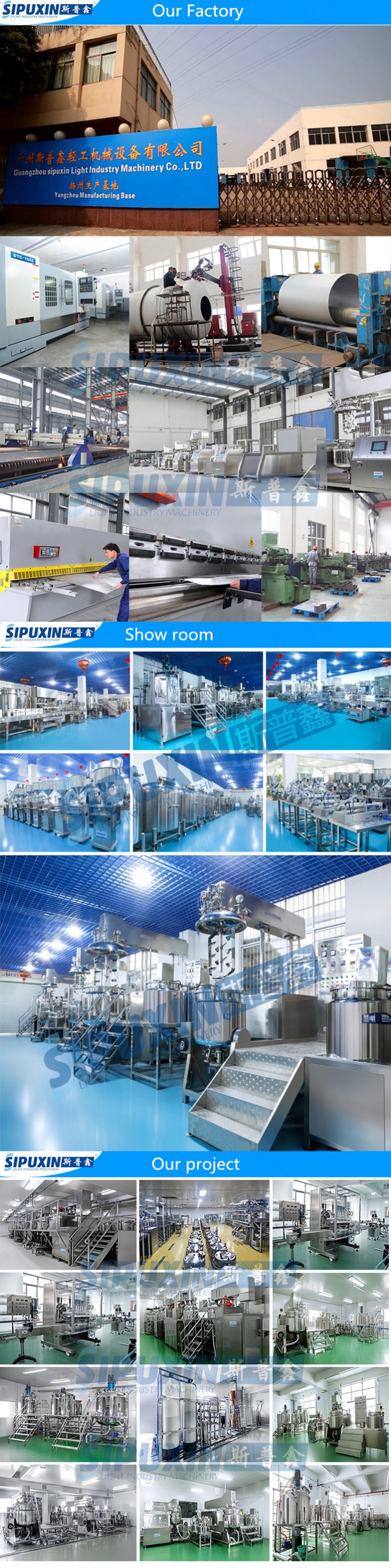 Factory,show room and objects