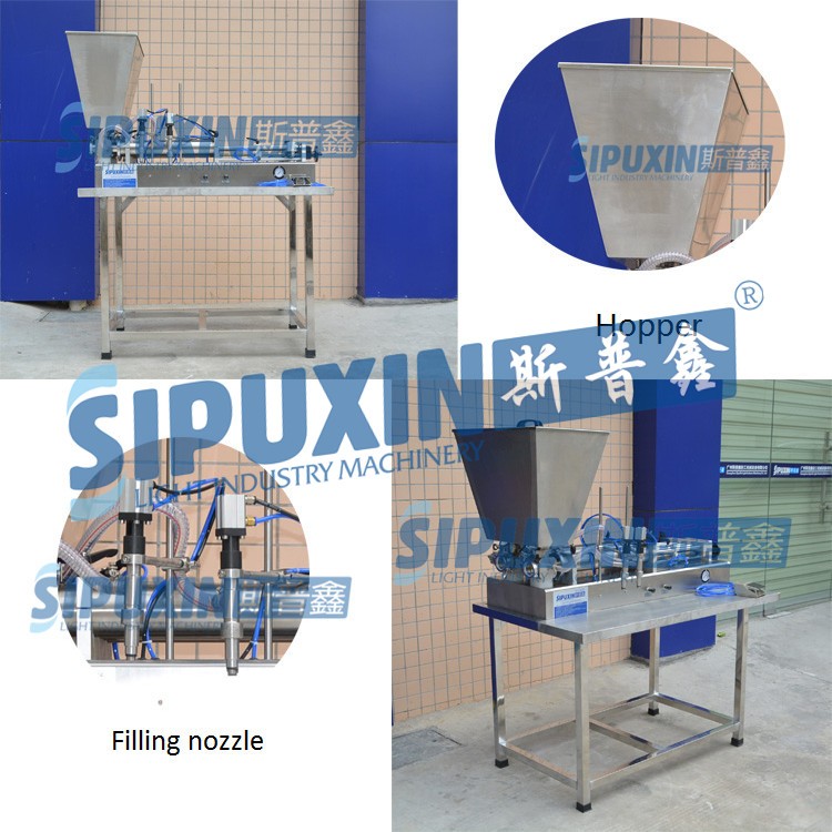 double nozzle filling machine