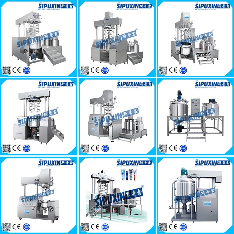 Vacuum homogenizer emulsifier machine