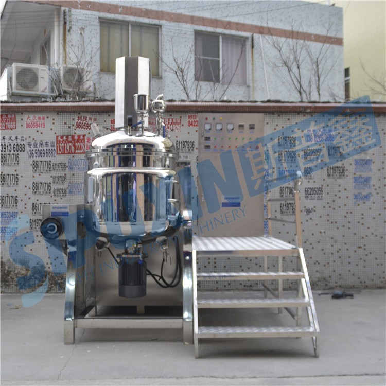 Thailad 300L bottom vacuum homogenizing emulsifying main pot (30)
