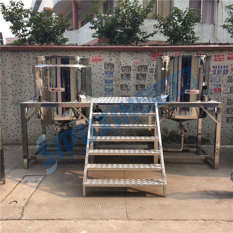 200L electric heating Liquid Washing Homogenizing Mixer