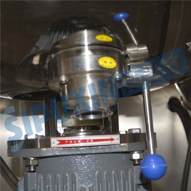 Thailad 300L bottom vacuum homogenizing emulsifying main pot (52)