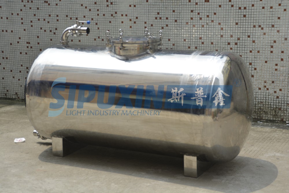 horizontal storage tank