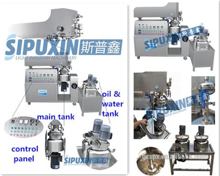 vacuum homogenizer emulsify machine
