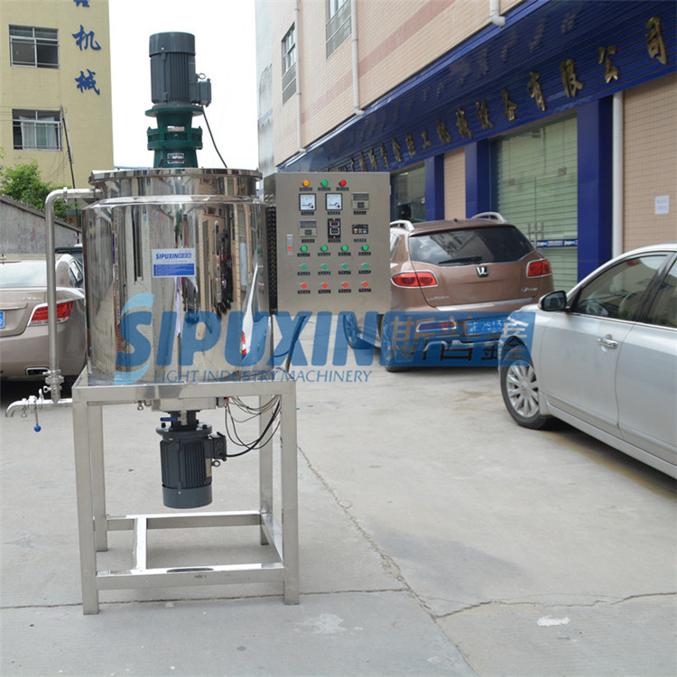 100L electric hearting upper stir bottom homogenizer (2)