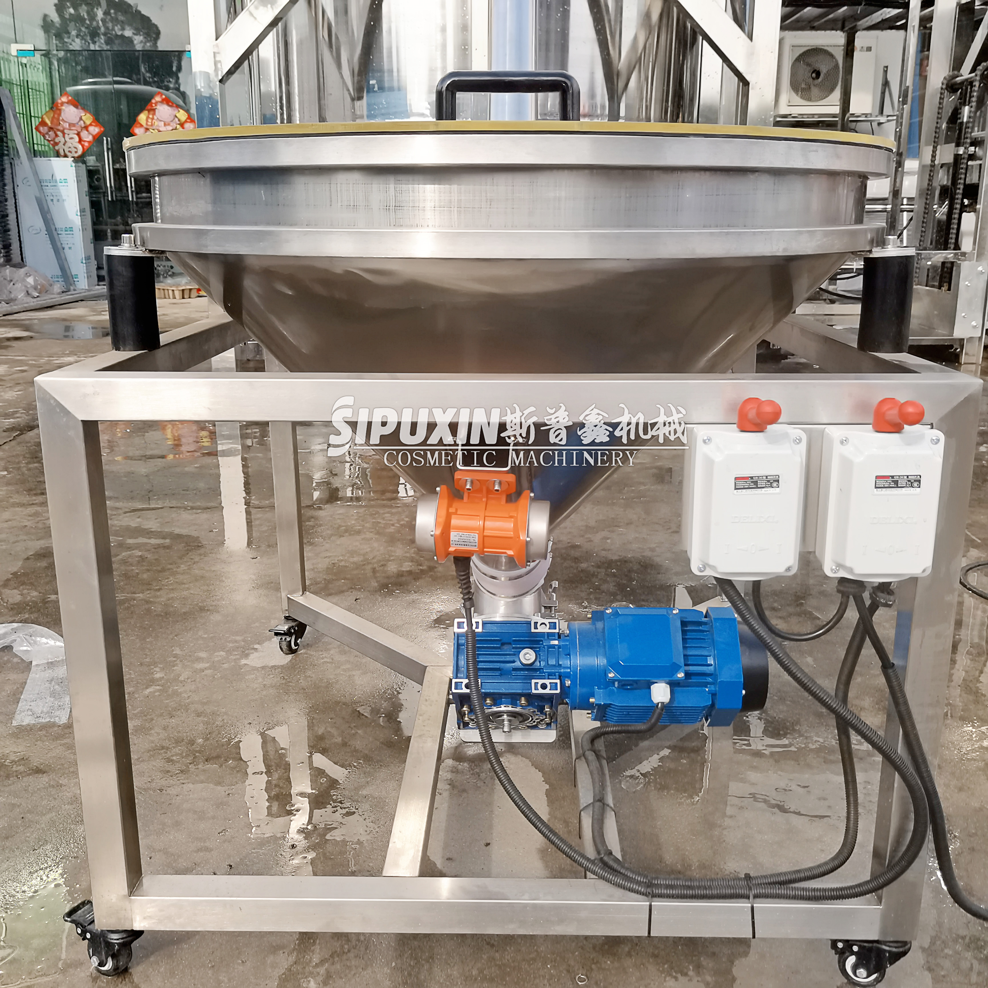 The new product 6T blending mixer is used in liquid detergent and shampoo