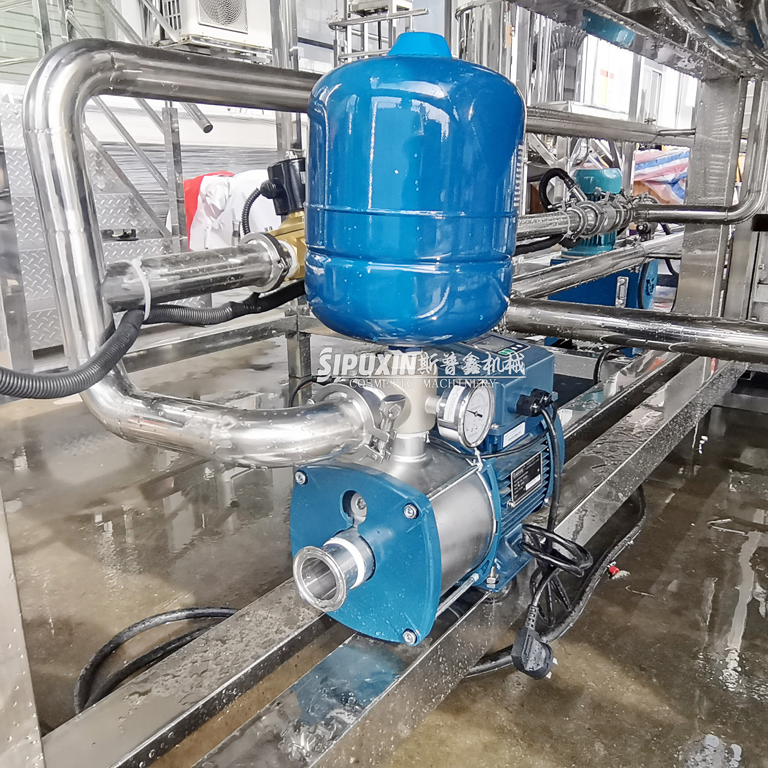 The new product 6T blending mixer is used in liquid detergent and shampoo