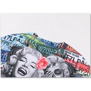 Marilyn Monroe 3D Printing Shirt Colorful Pattern Tightly Fit Spandex Apparel