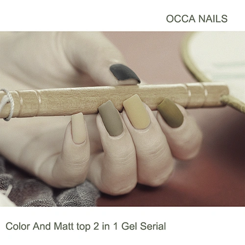 Color and Matt top 2 in 1 color Gel polish