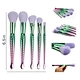 High Quality Synthetic Hair 5pcs Mermaid Makeup Brushes Sets