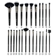 24PCS/SET JLY Professional woodle handle private label high quality makeup brush sets