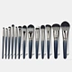 JLY Professional woodle handle private label high quality makeup brush sets