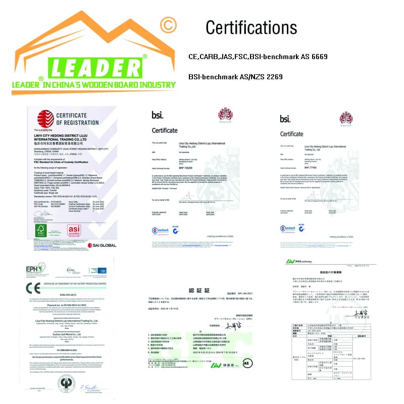 Leader brand certifications
