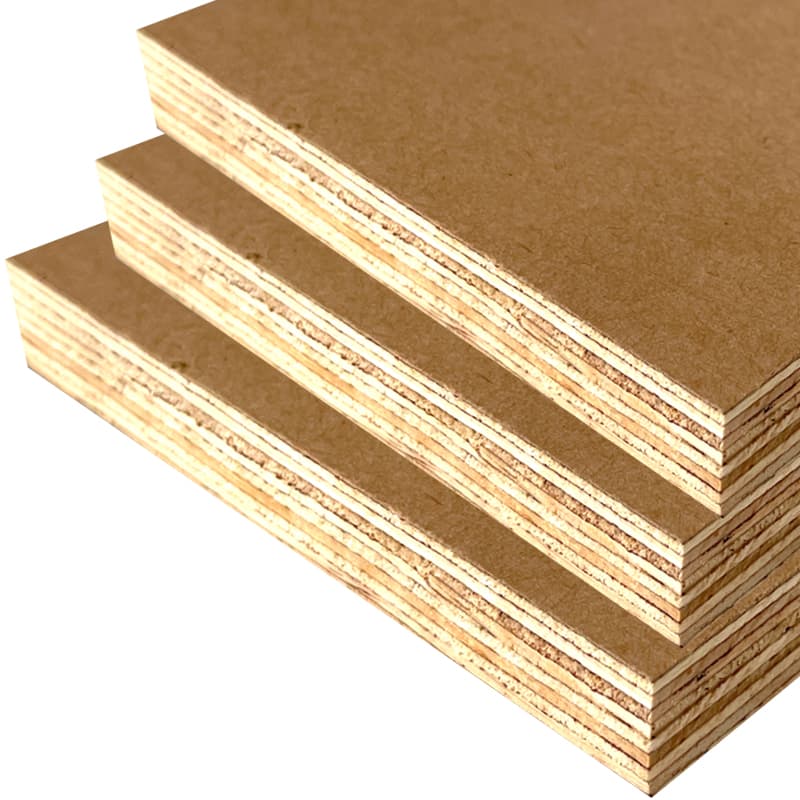 Medium density overlay plywood